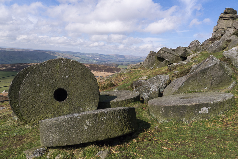 Stanage edge millstones