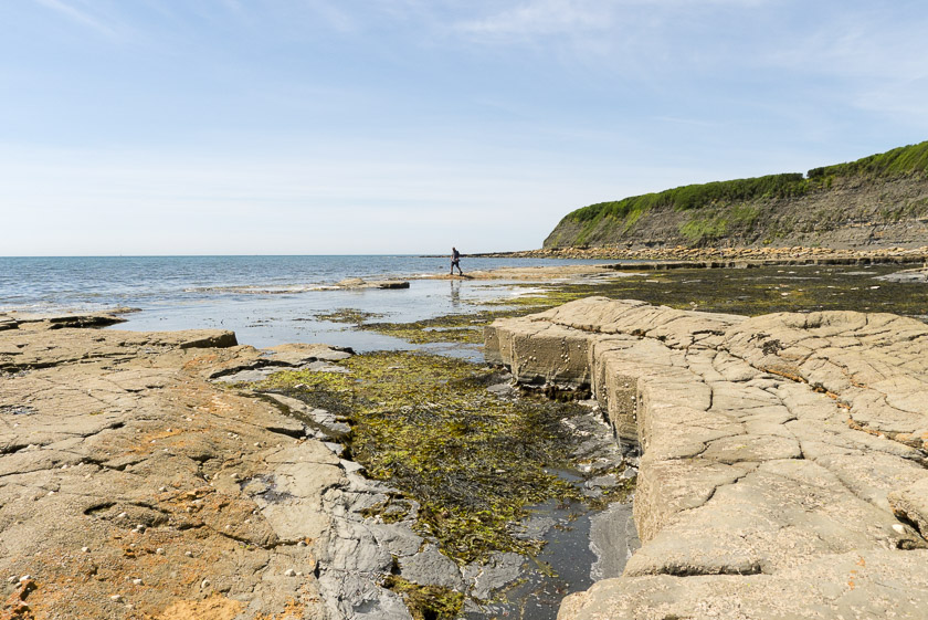 A daft idiot wandering around on algae covered rocks whilst carrying an expensive camera, lens, mobile phone etc....